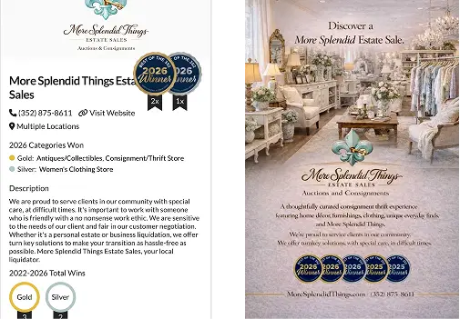 More Splendid Things Best of The 352 award recognition